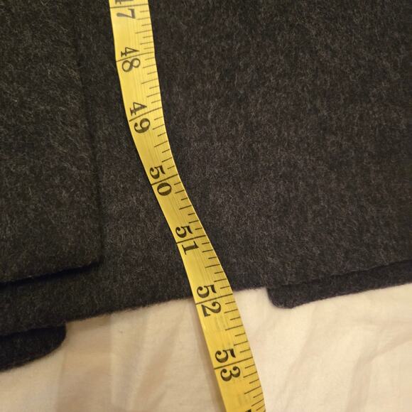 Peter Richard Loro Piana Coat Size 42L Super Fine Lambswool Gray Overcoat - Picture 15 of 16